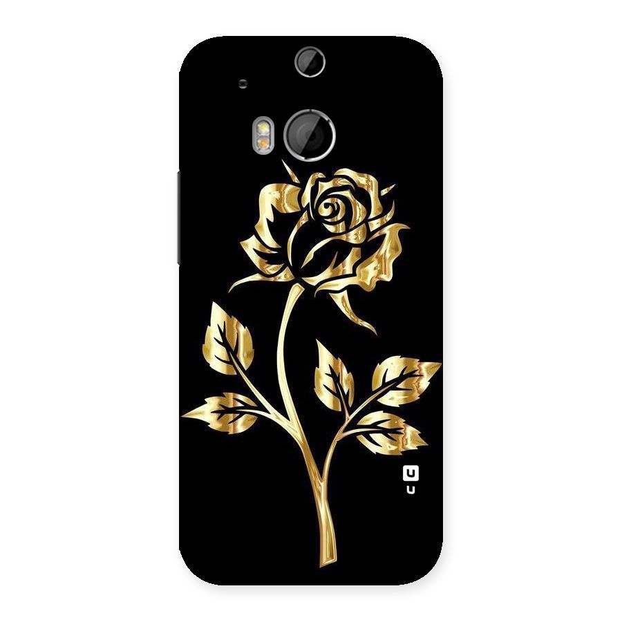 Gold Rose Back Case for HTC One M8