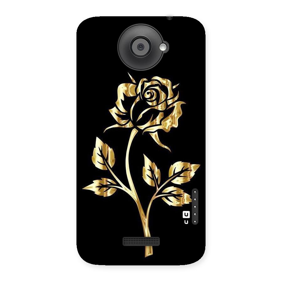 Gold Rose Back Case for HTC One X