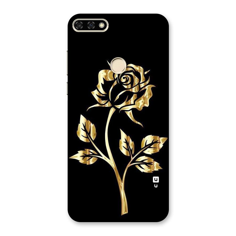 Gold Rose Back Case for Honor 7A