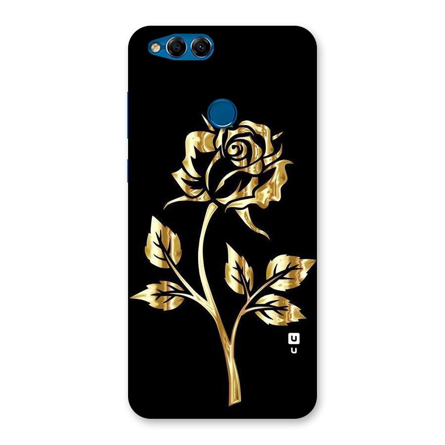 Gold Rose Back Case for Honor 7X