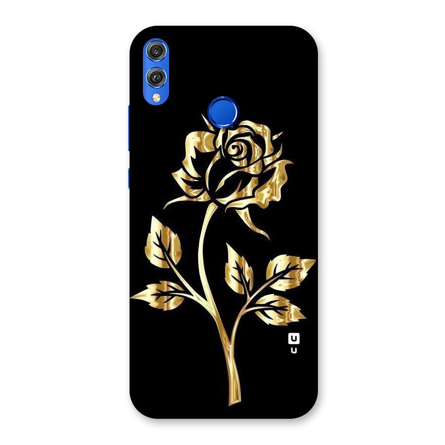 Gold Rose Back Case for Honor 8X