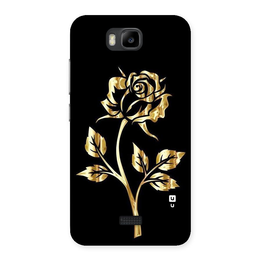 Gold Rose Back Case for Honor Bee