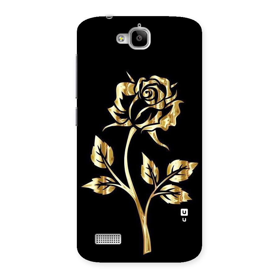 Gold Rose Back Case for Honor Holly