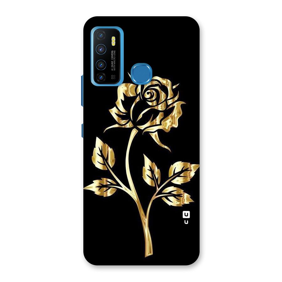 Gold Rose Back Case for Infinix Hot 9