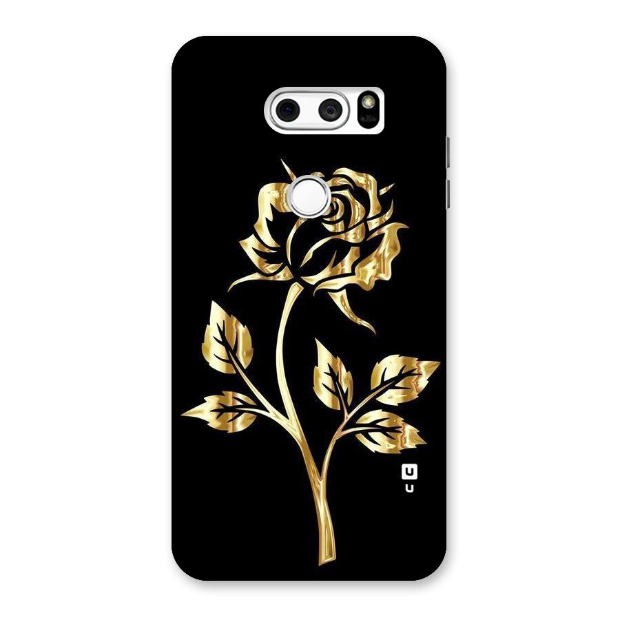Gold Rose Back Case for LG V30