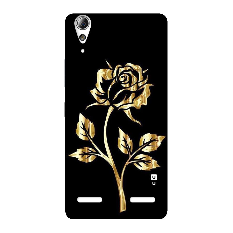Gold Rose Back Case for Lenovo A6000