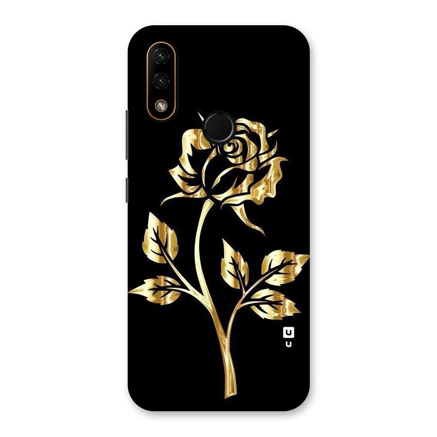 Gold Rose Back Case for Lenovo A6 Note