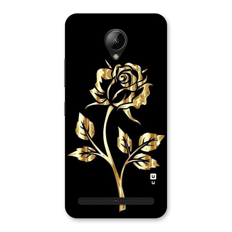 Gold Rose Back Case for Lenovo C2