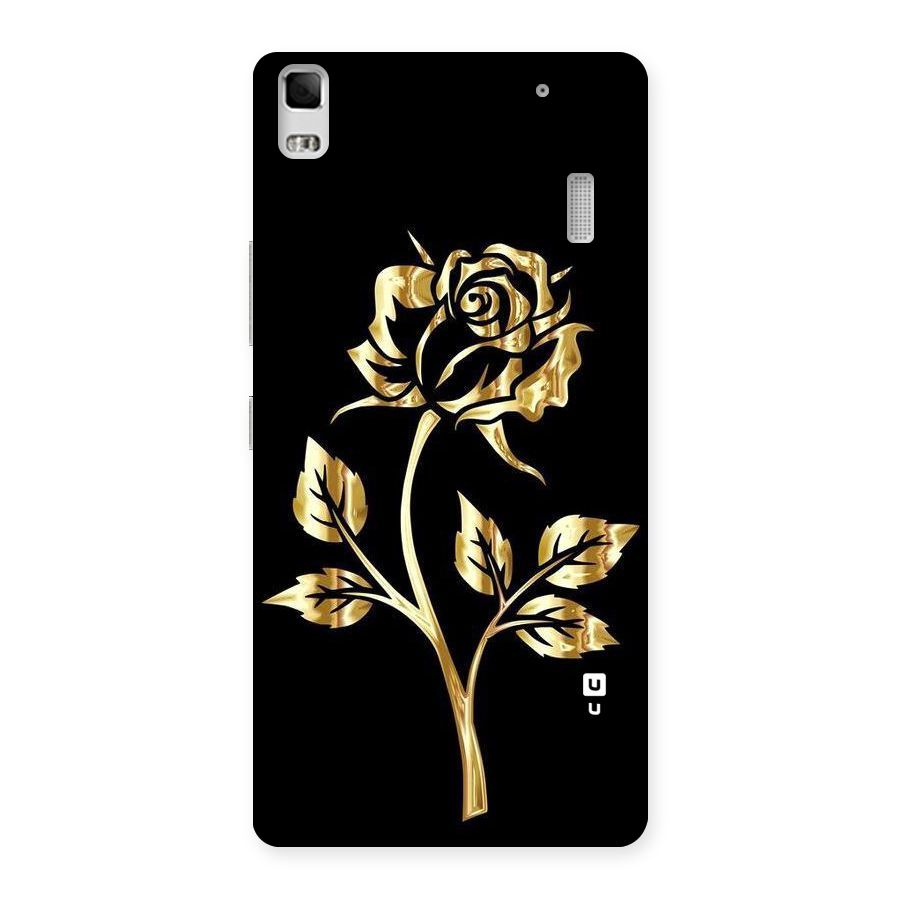 Gold Rose Back Case for Lenovo K3 Note