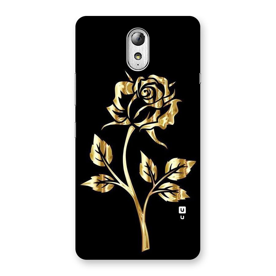Gold Rose Back Case for Lenovo Vibe P1M