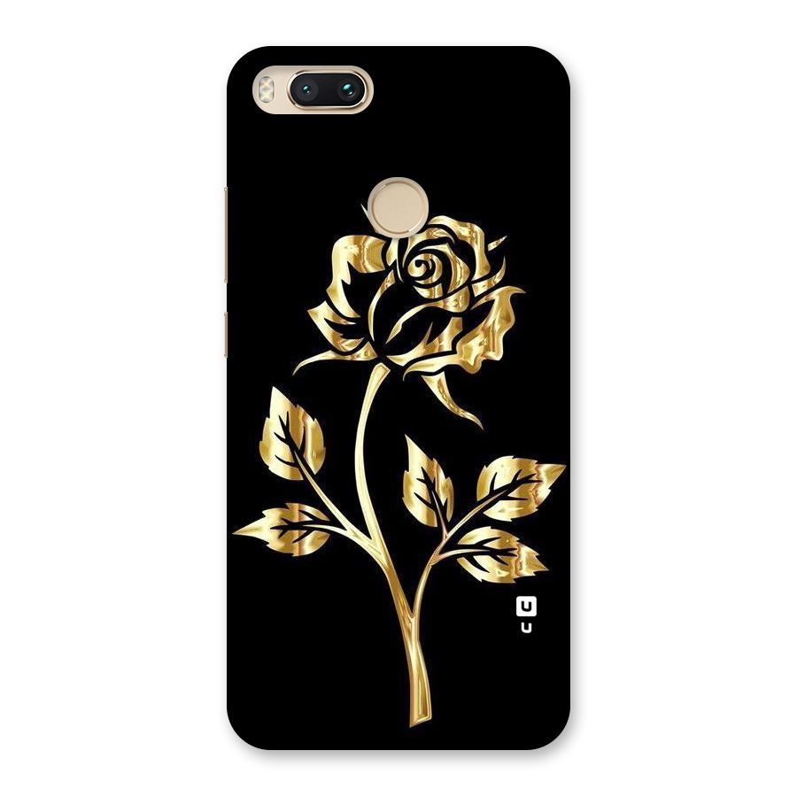 Gold Rose Back Case for Mi A1