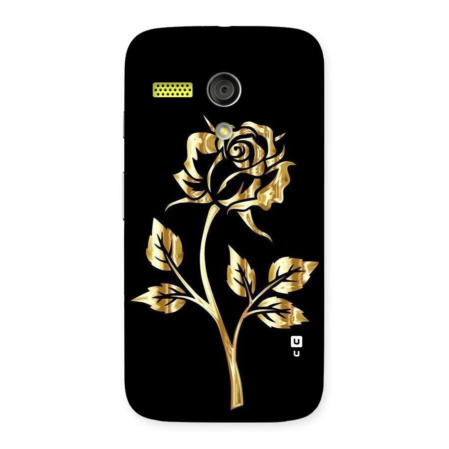 Gold Rose Back Case for Moto G
