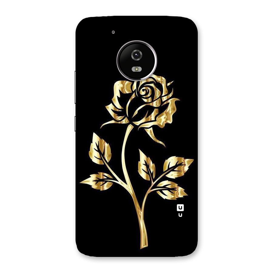 Gold Rose Back Case for Moto G5