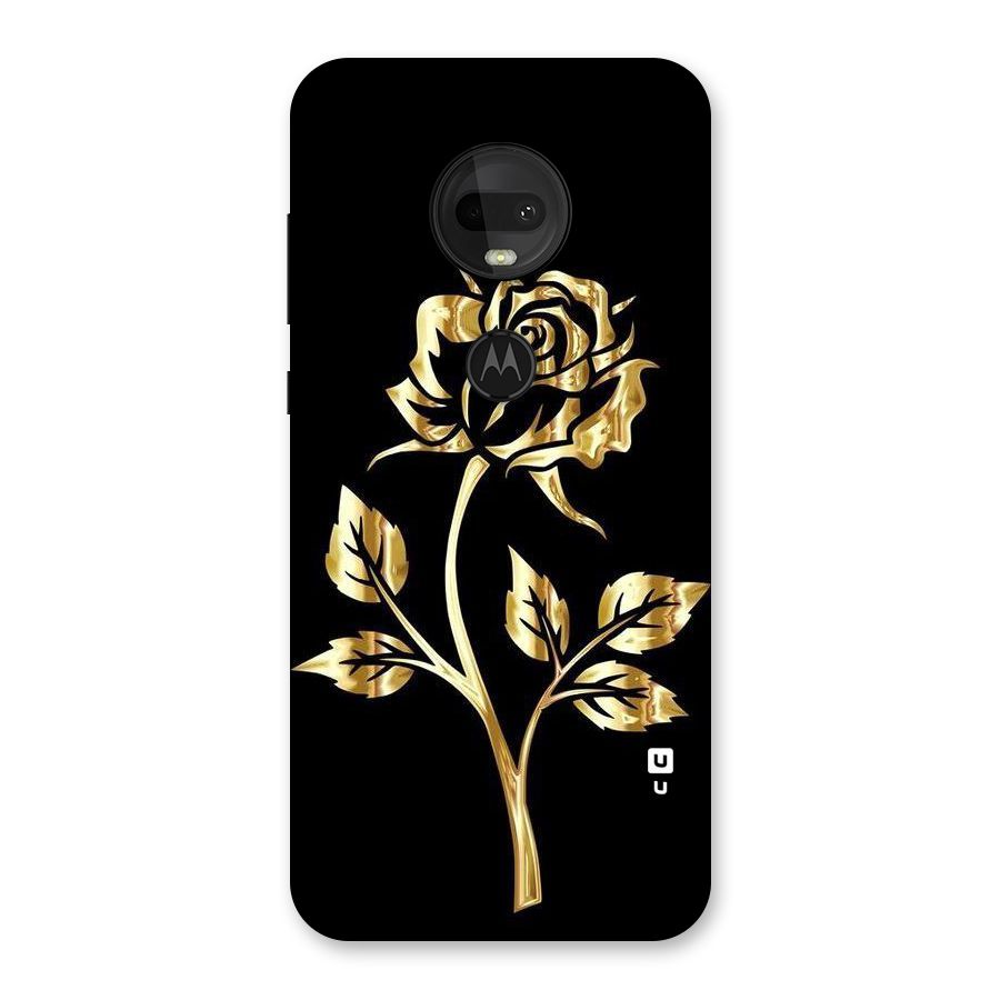 Gold Rose Back Case for Moto G7