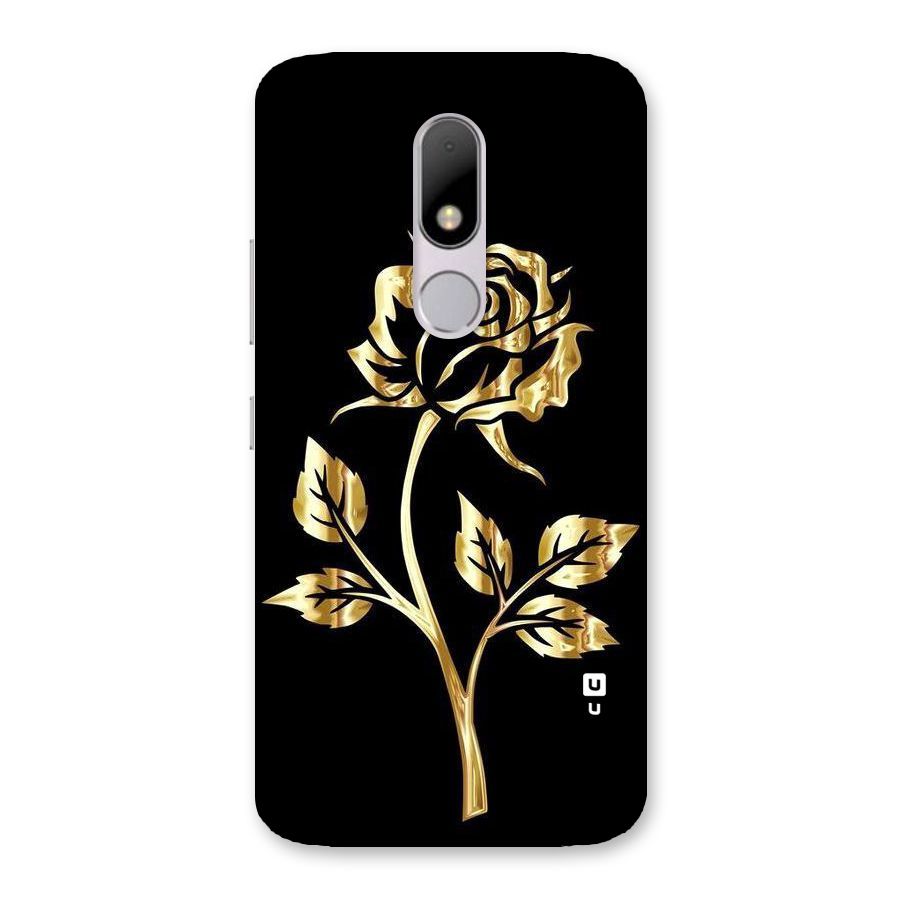 Gold Rose Back Case for Moto M