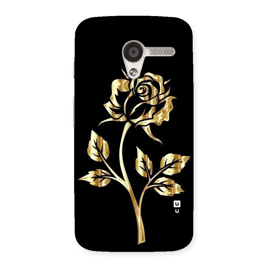 Gold Rose Back Case for Moto X