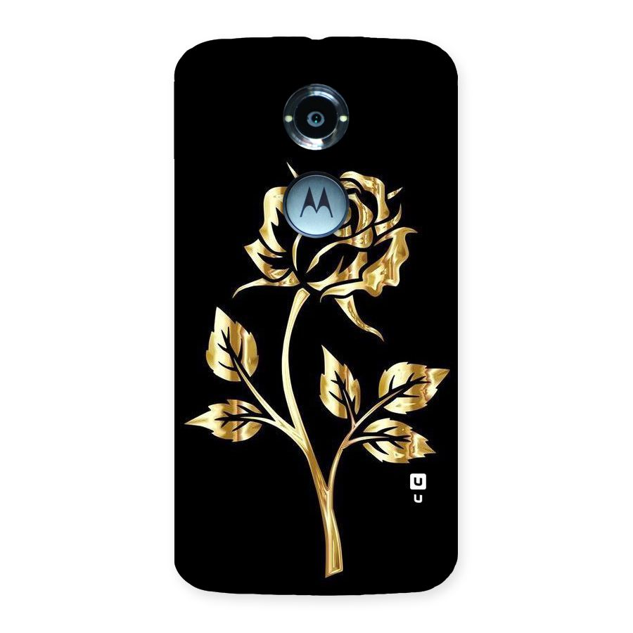 Gold Rose Back Case for Moto X 2nd Gen