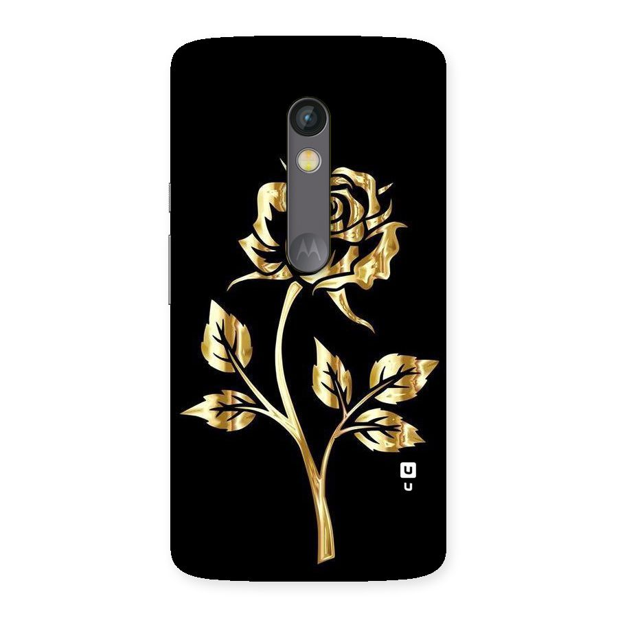 Gold Rose Back Case for Moto X Play
