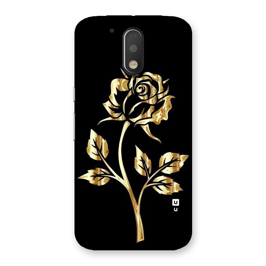 Gold Rose Back Case for Motorola Moto G4 Plus