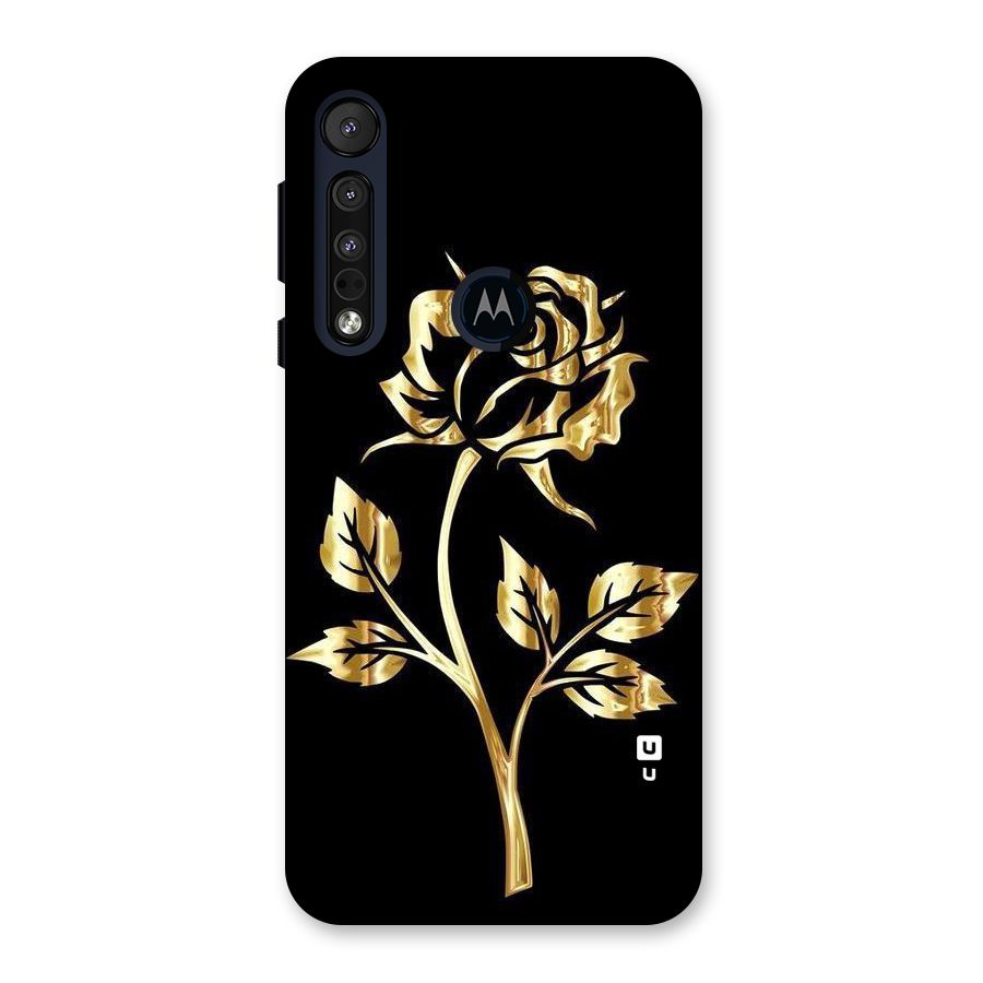 Gold Rose Back Case for Motorola One Macro