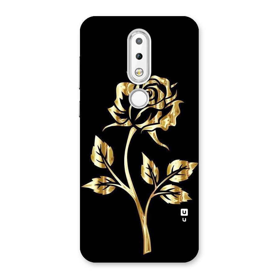 Gold Rose Back Case for Nokia 6.1 Plus