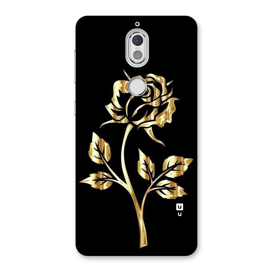 Gold Rose Back Case for Nokia 7