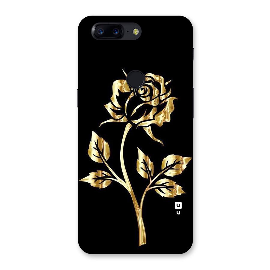 Gold Rose Back Case for OnePlus 5T