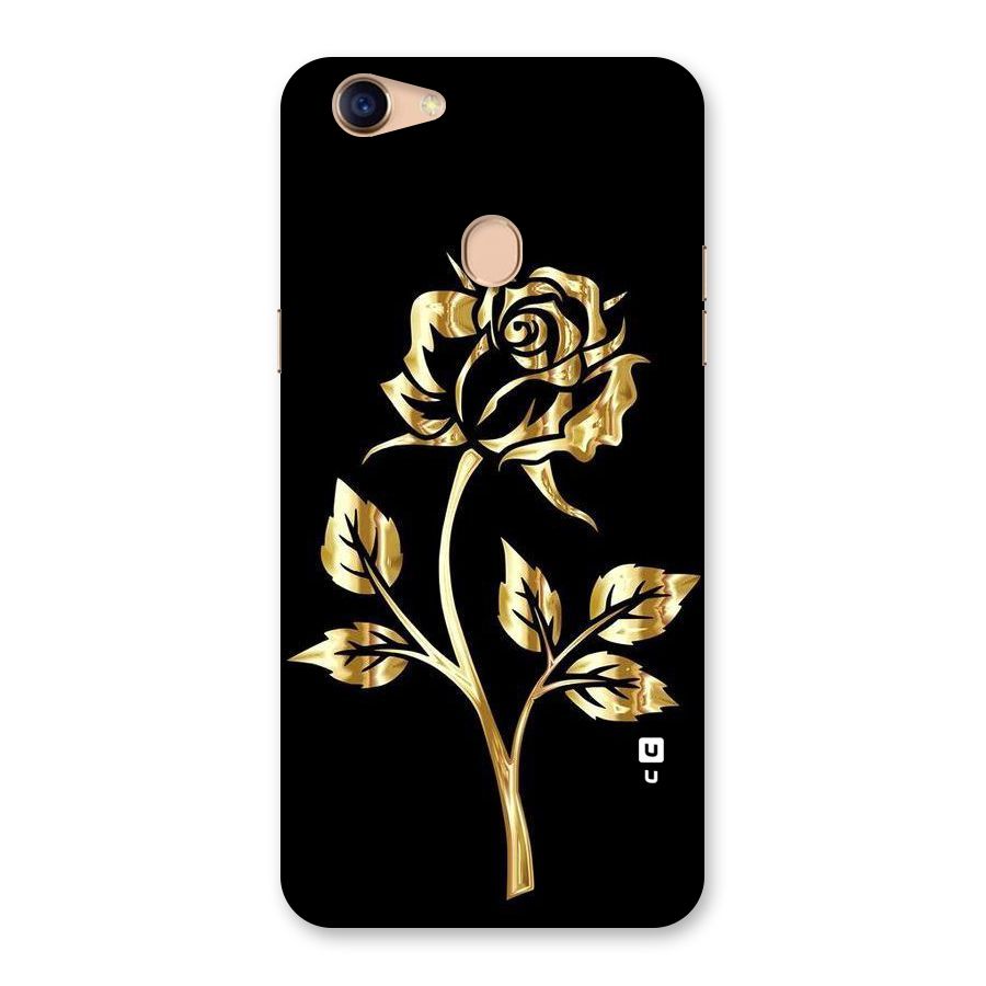 Gold Rose Back Case for Oppo F5 Youth