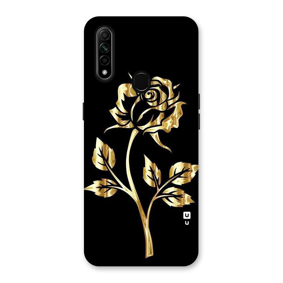 Gold Rose Back Case for Oppo A31