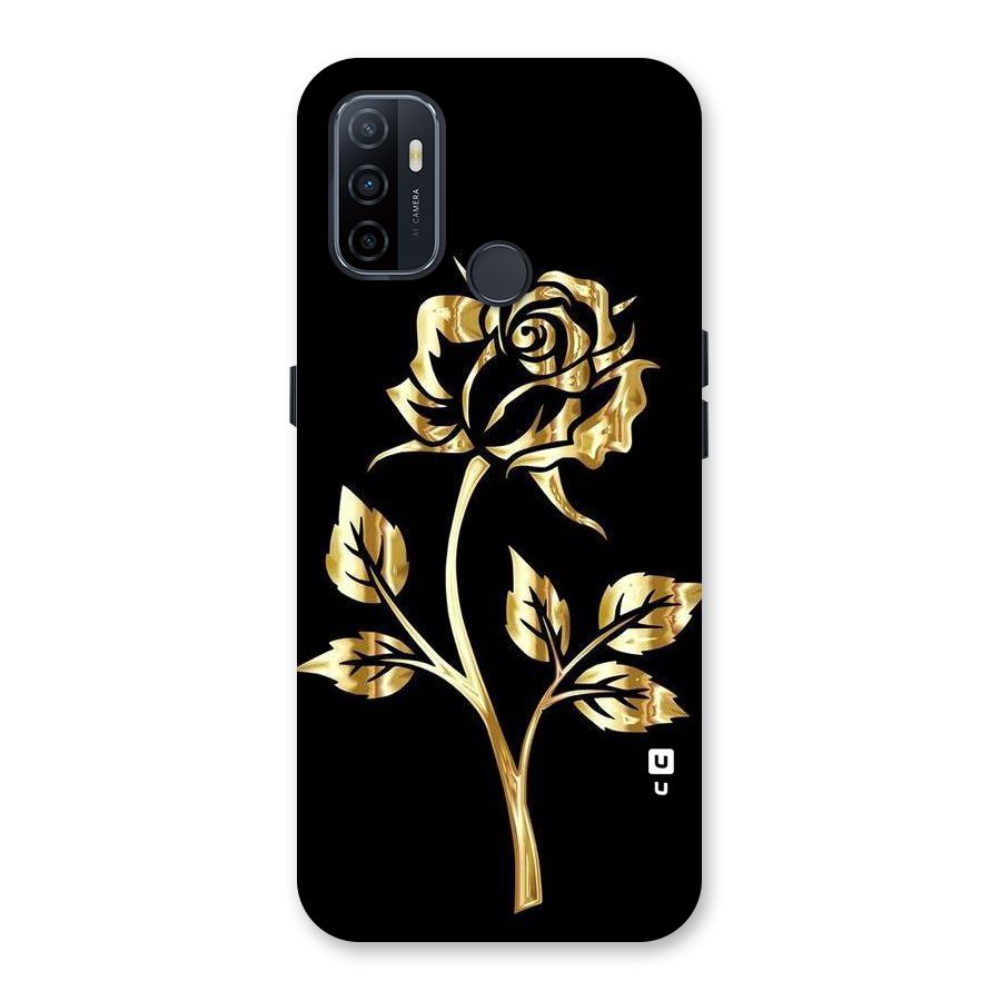Gold Rose Back Case for Oppo A32