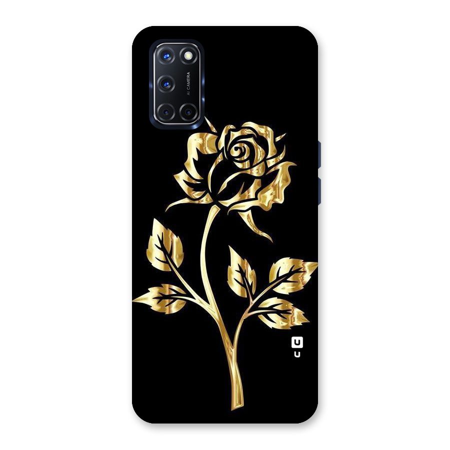 Gold Rose Back Case for Oppo A52