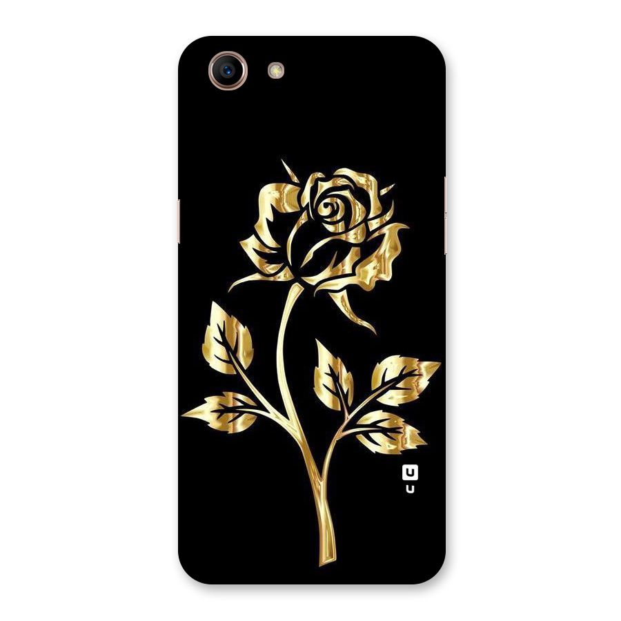 Gold Rose Back Case for Oppo A83 (2018)
