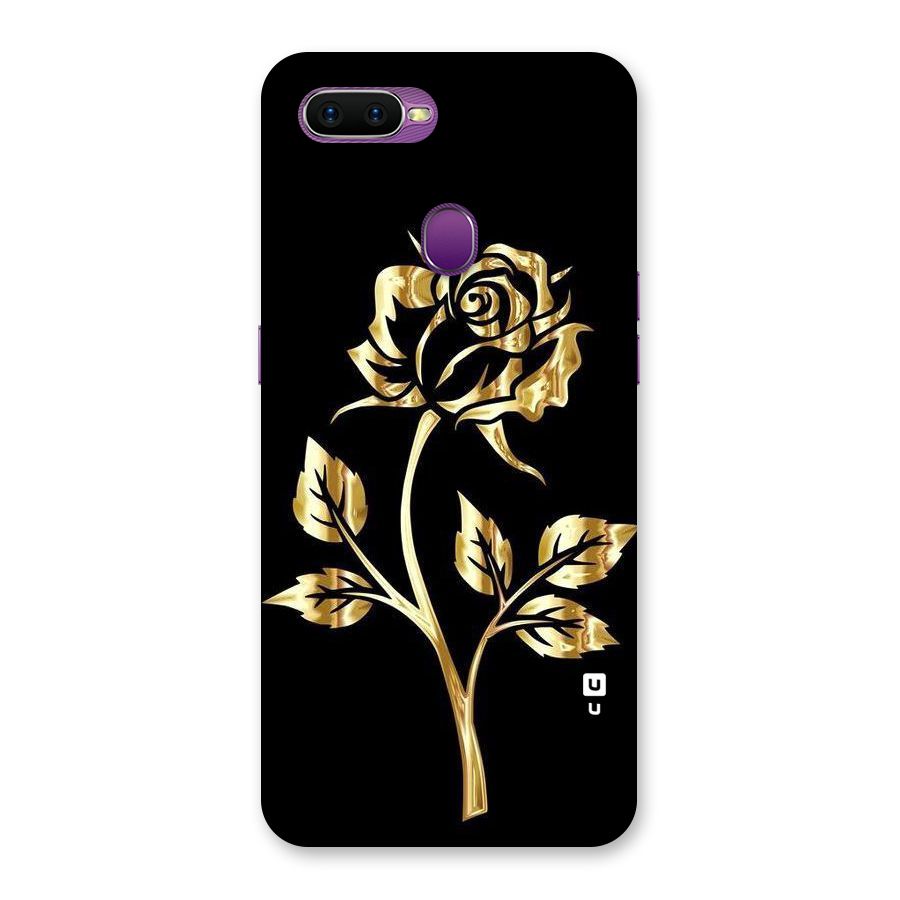 Gold Rose Back Case for Oppo F9