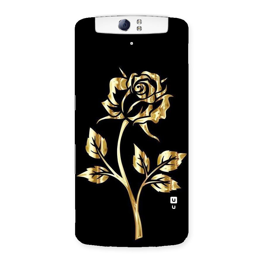 Gold Rose Back Case for Oppo N1