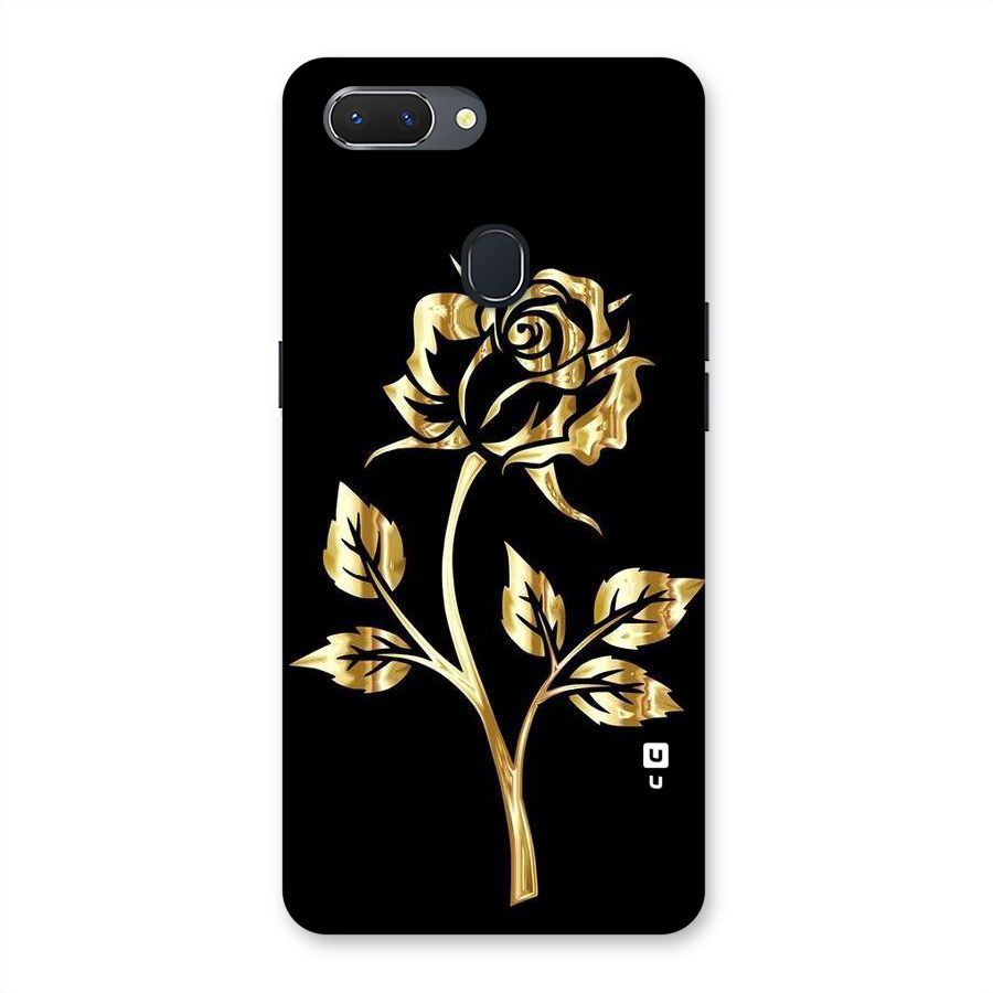 Gold Rose Back Case for Oppo Realme 2