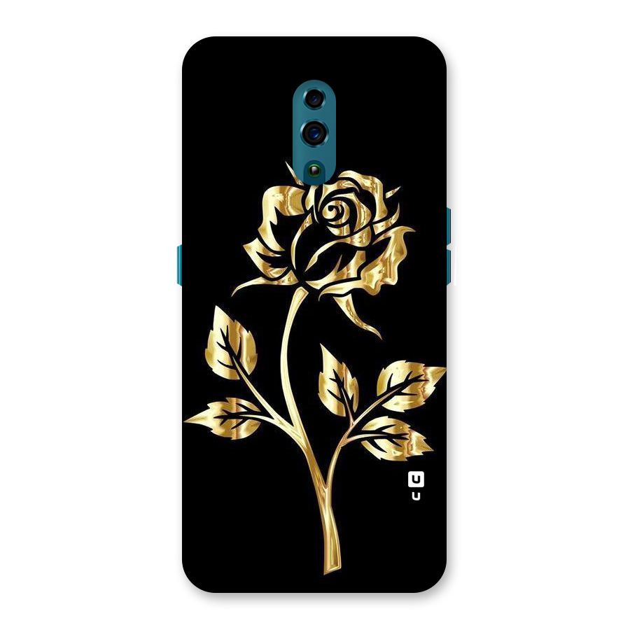 Gold Rose Back Case for Oppo Reno