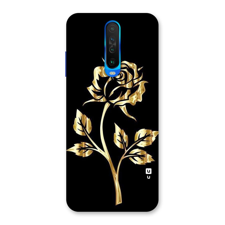 Gold Rose Back Case for Poco X2