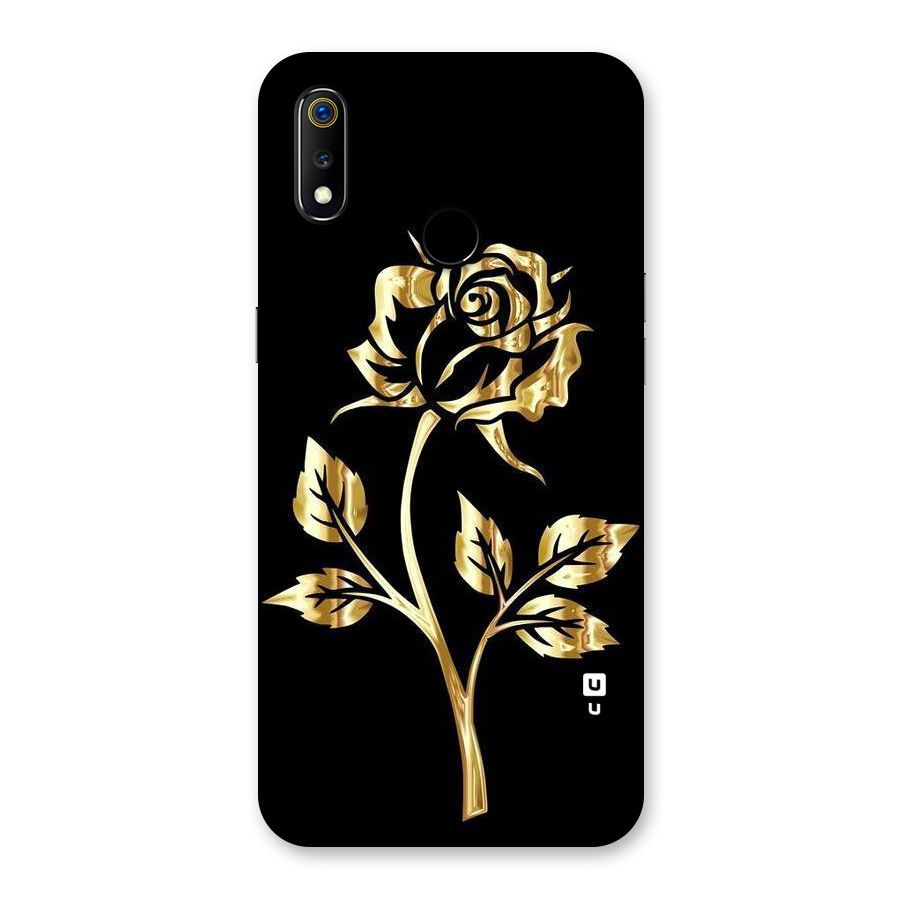 Gold Rose Back Case for Realme 3