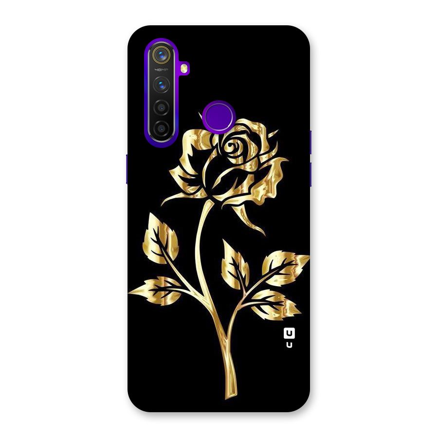 Gold Rose Back Case for Realme 5 Pro