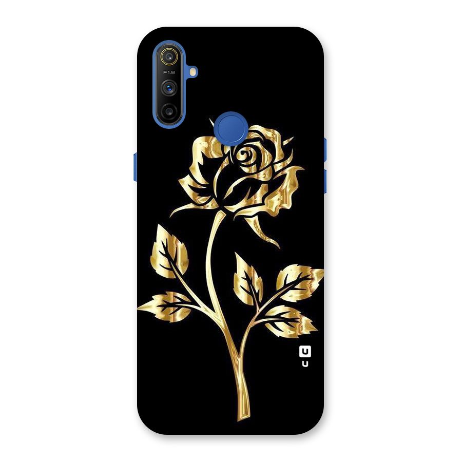 Gold Rose Back Case for Realme Narzo 10A