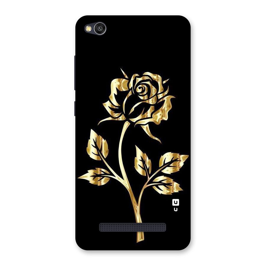 Gold Rose Back Case for Redmi 4A