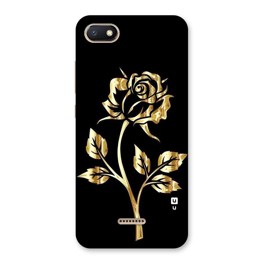 Gold Rose Back Case for Redmi 6A