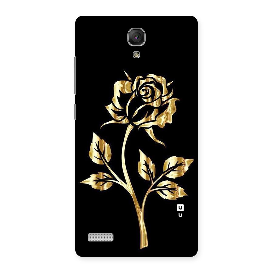 Gold Rose Back Case for Redmi Note