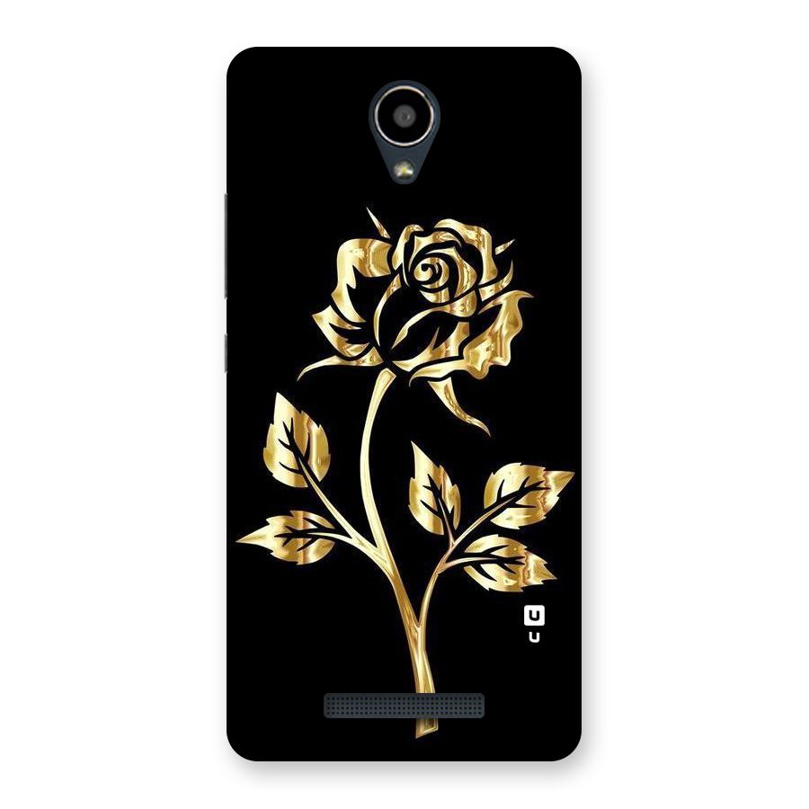 Gold Rose Back Case for Redmi Note 2