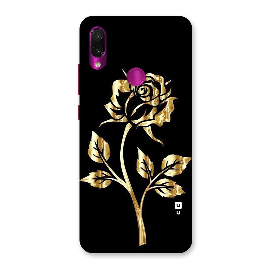 Gold Rose Back Case for Redmi Note 7 Pro