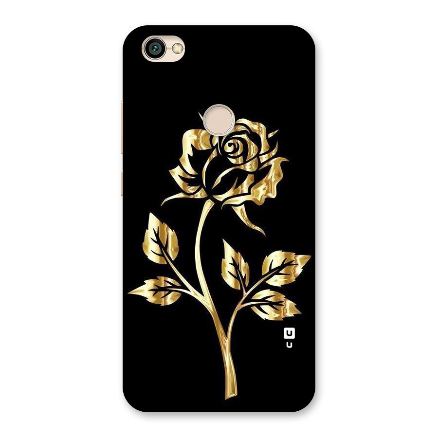 Gold Rose Back Case for Redmi Y1 2017