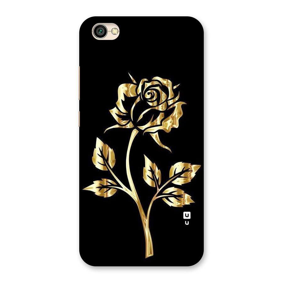 Gold Rose Back Case for Redmi Y1 Lite
