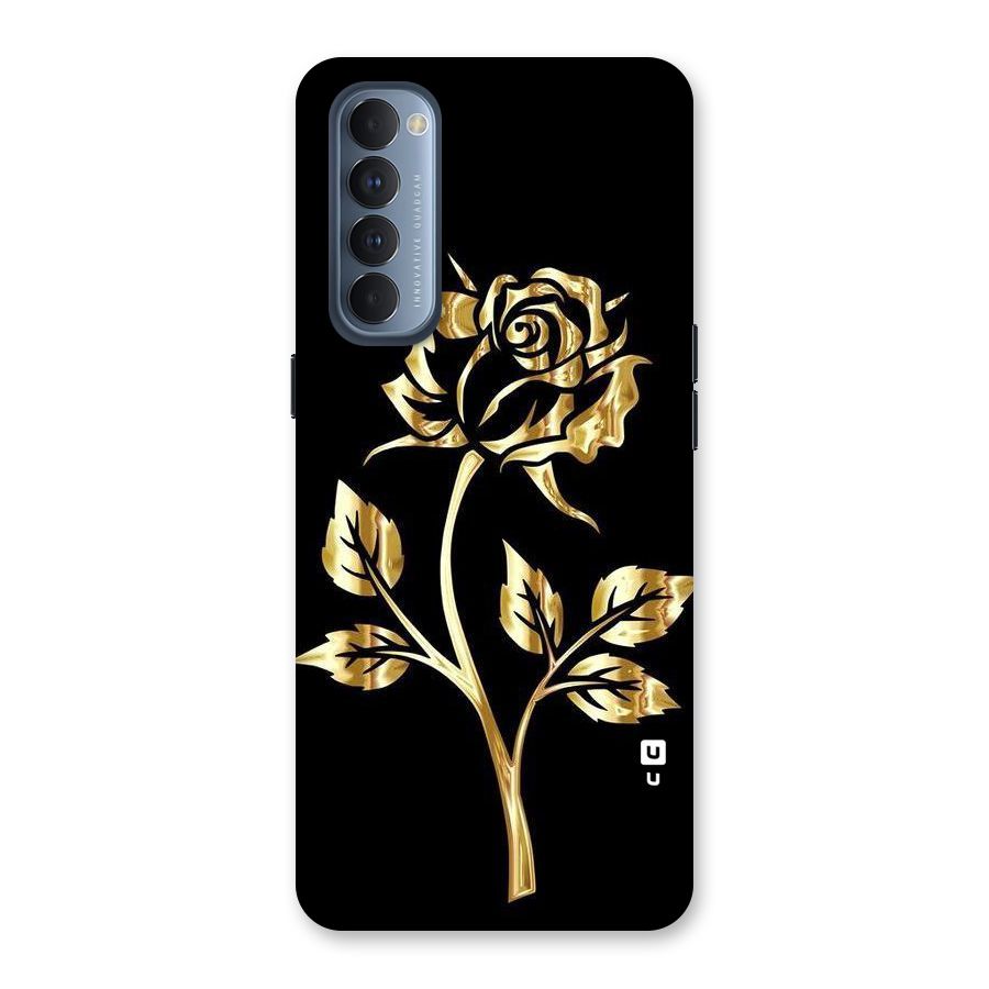 Gold Rose Back Case for Reno4 Pro