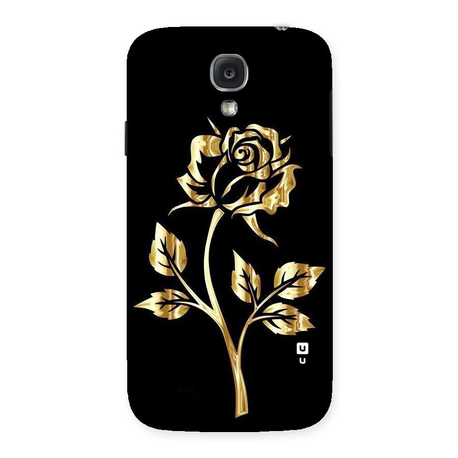 Gold Rose Back Case for Samsung Galaxy S4