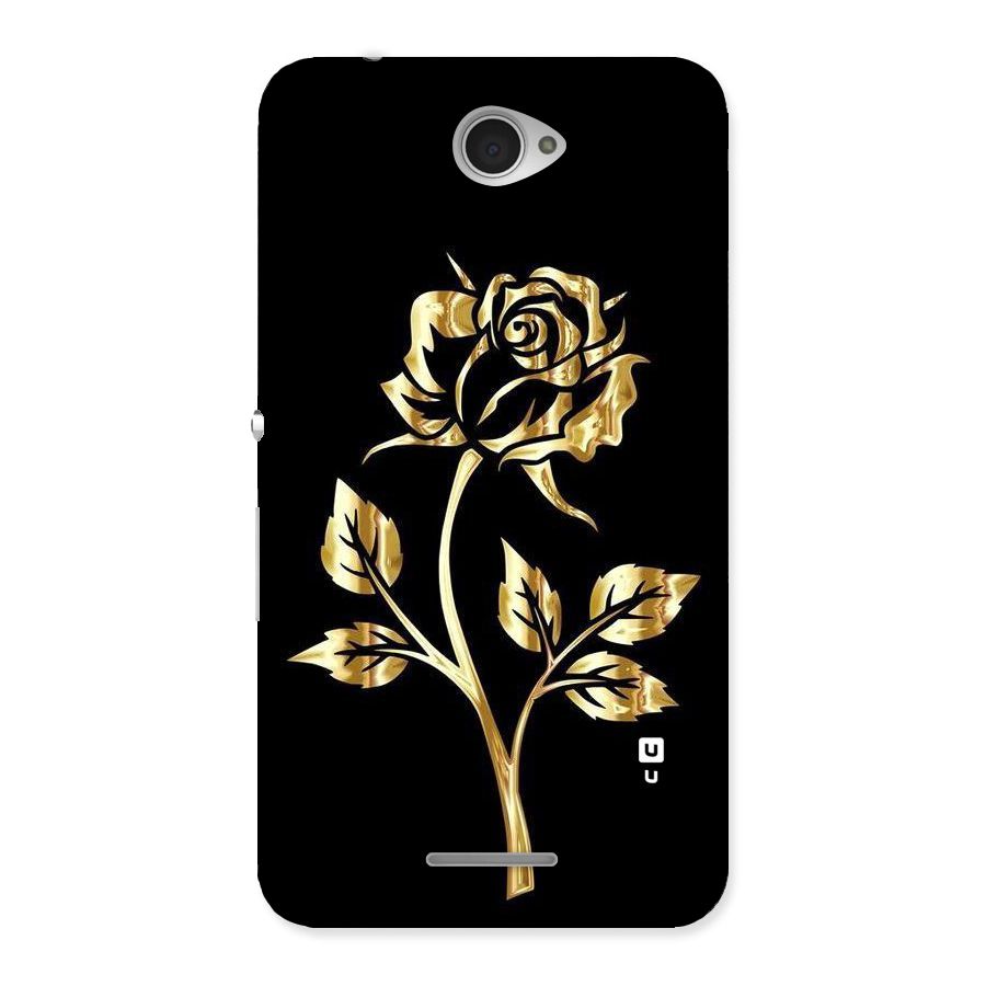 Gold Rose Back Case for Sony Xperia E4